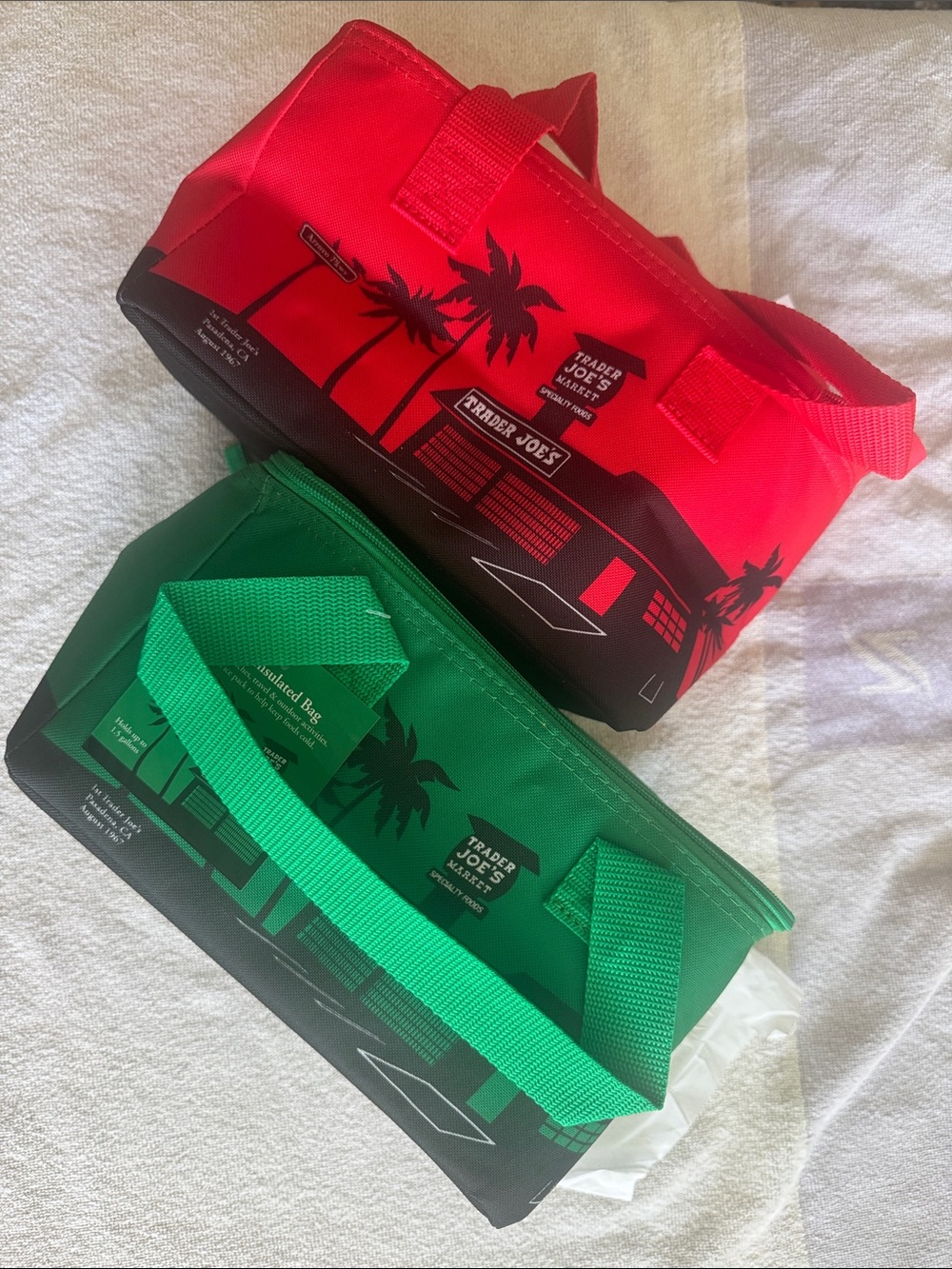 Trader Joe’s Insulated Lunch Bags - Set of 2 NWT!
